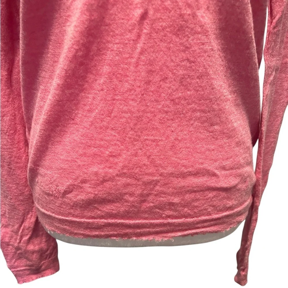 Zadig & Voltaire Cashmere pink V-Neck Long Sleeve Top